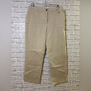 Tradition women’s Classic Tan Cargo Pants, size 14p petite